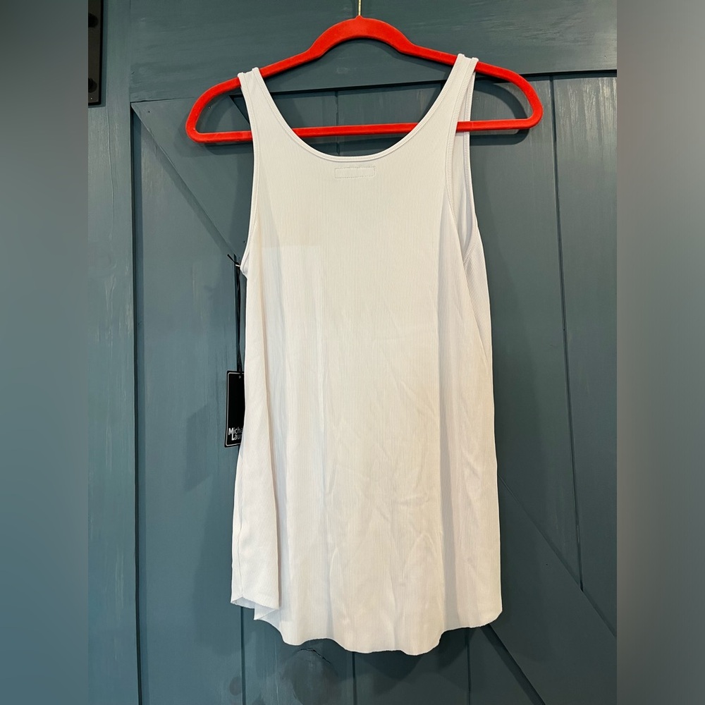 NWT Revolve Micheal Lauren White‎ Ribbed Tank Size Large - Picture 5 of 8